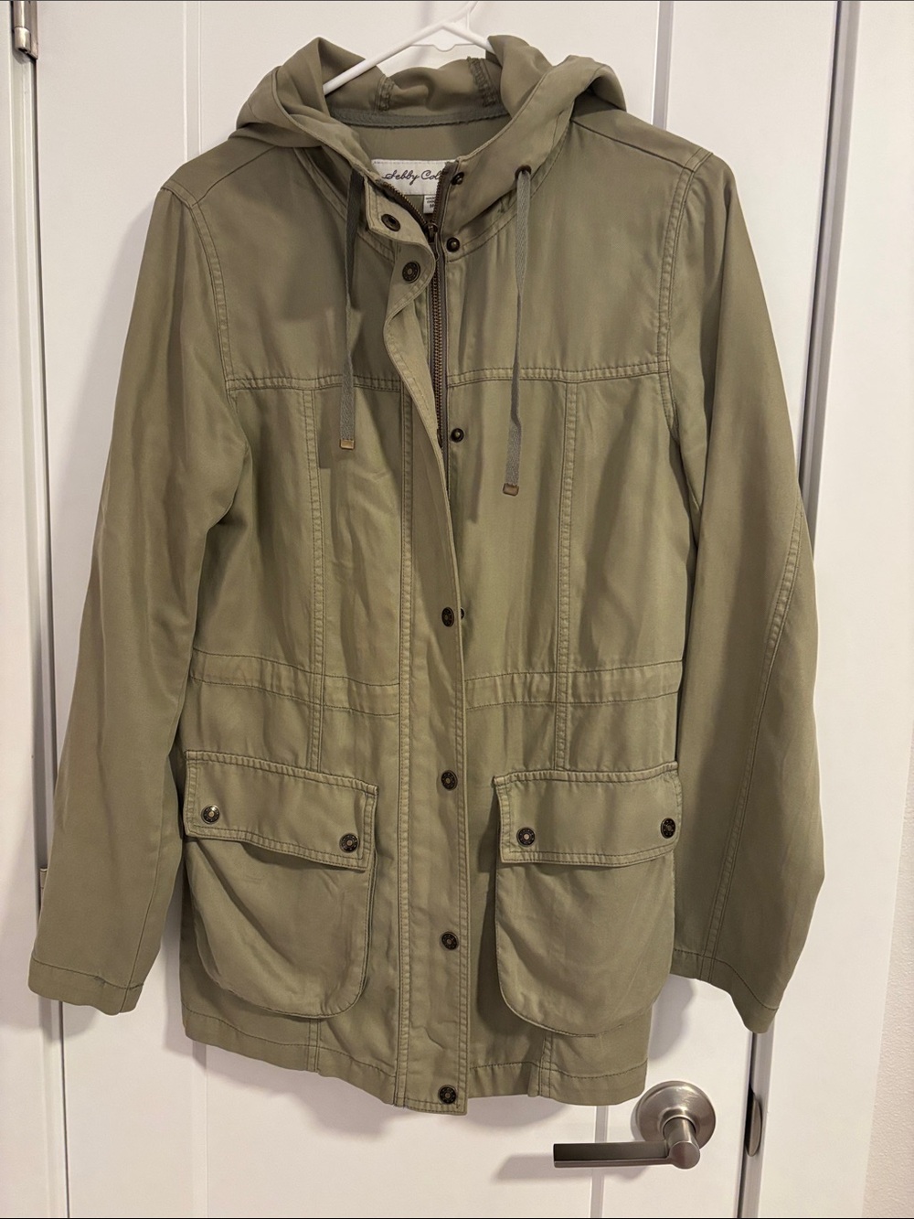 Women’s Hooded Utility Jacket - Olive Green